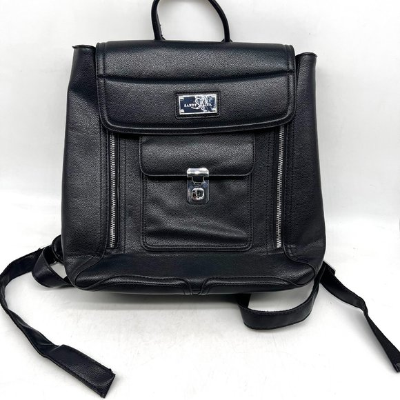 Sandy Lisa Amalfi Backpack, Black 12"X6"X13" / 13" Laptop iPad More - Picture 1 of 10